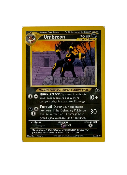 Umbreon Rare - Neo Discovery Unlimited  32/75 - ENG Poke Collect