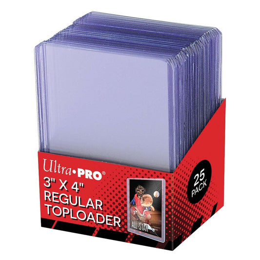 ULTRA PRO - TOPLOADERS POUR CARTES TRANSPARENTS STANDARD 76 X 102MM (PAQUET DE 25) Hoshi TCG